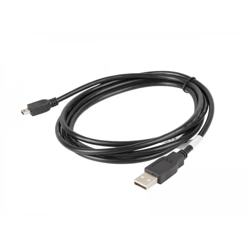 USB 2.0 kabelis mini AM-BM5P 1,8m melns