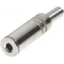 Audio mono 3.5 mm spraudnis ShiverPeaks 51110-M metāla korpuss