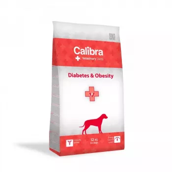 CALIBRA Veterinary Diets Dog Diabetes&Obesity - sausā suņu barība - 12kg