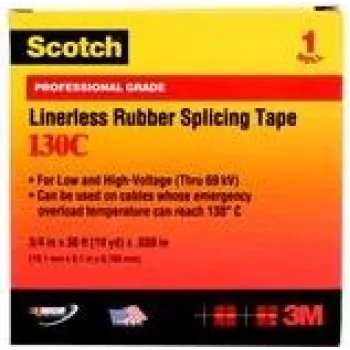 3M Pašsaplūstošā Gumijas Lente (G x P) 9m x 19mm, Melna, Silikona Gumija Scotch (80-6108-3340-4)