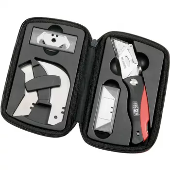 BESSEY DBKPH-SET fiksēta asmens nazis melns/sarkans