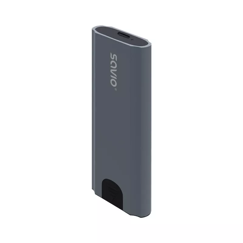 M.2 SSD korpuss SAVIO AK-67 Pelēks, USB 10 Gbit/s, viena M.2 diska atbalsts