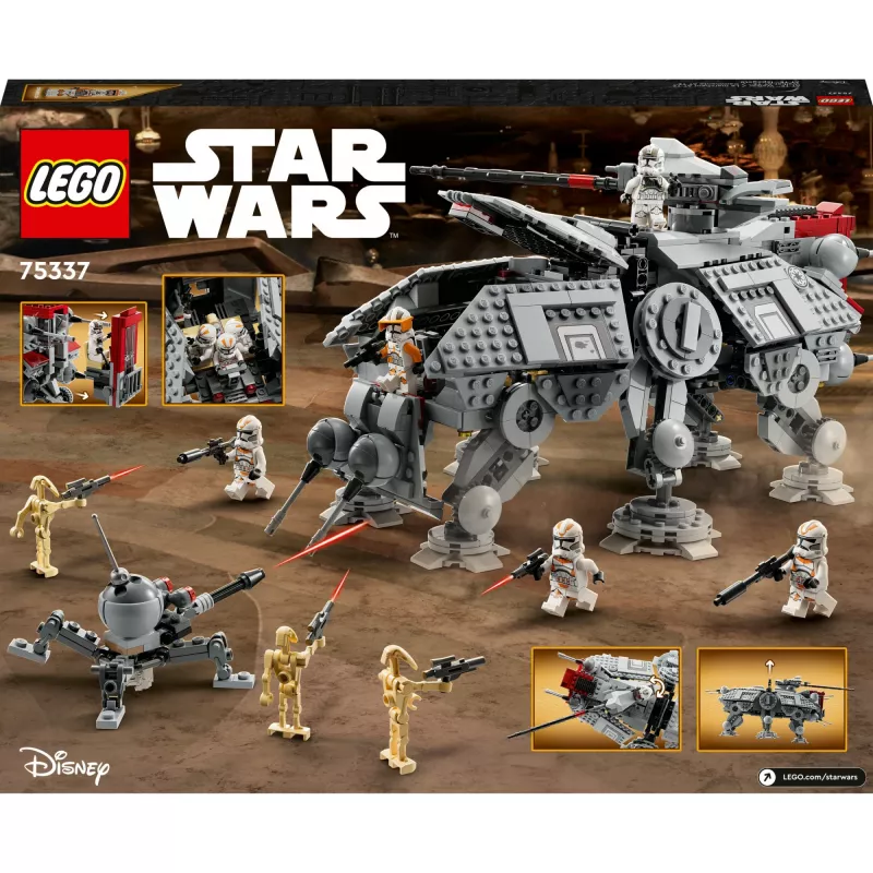 LEGO Star Wars: AT-TE Walker komplekts ar droid figūrām (75337)