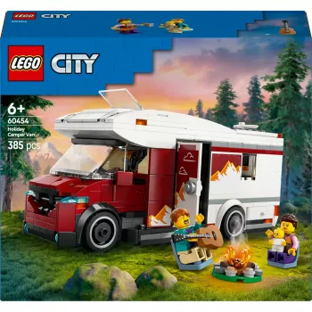 Konstruktors LEGO City Piedzīvojumu Kemperis 60454, 385 gab., augstums 80 mm, vecumam no 6 gadiem