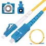 Patchcords Extralink LC/UPC – SC/UPC Vienmoda G.652D Simplex 3mm, 3m