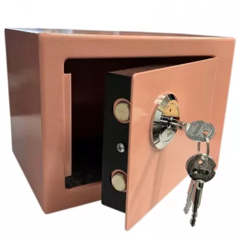 Extralink Home | Home Safe | biroja seifs, atslēgu kastīte, drošības seifs, Rozā, S-404