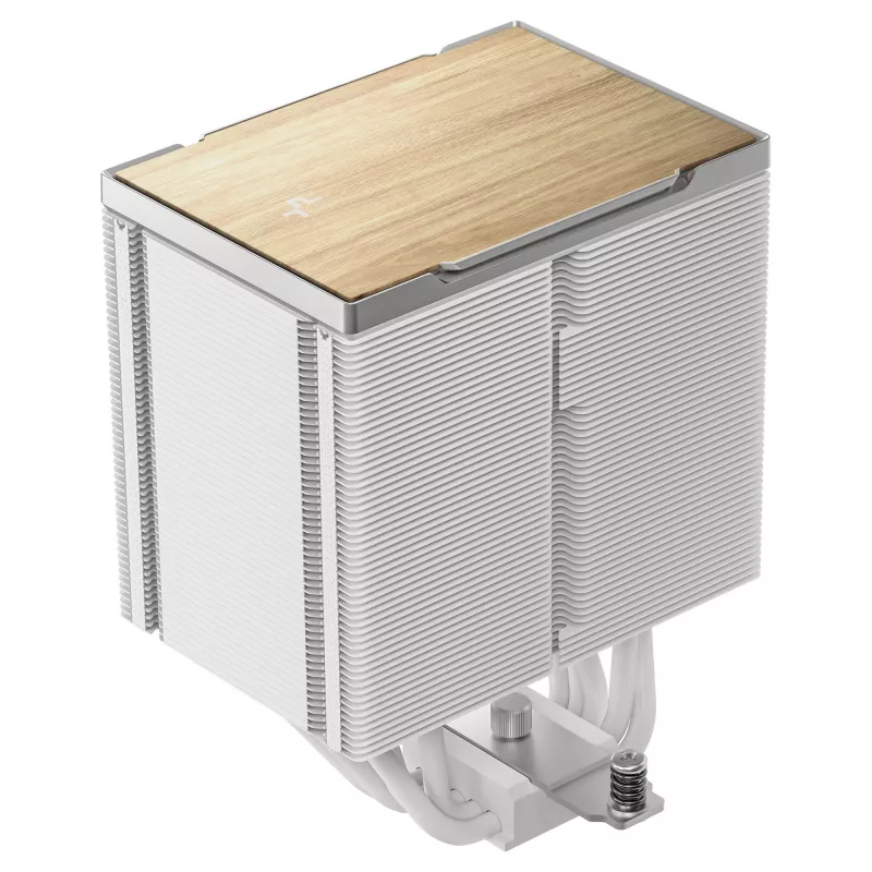 Procesora gaisa dzesētājs DeepCool AK500 G2 WH, 120 mm ventilators, max gaisa spiediens 3.33 mmH2O, 117×129×159 mm, balts