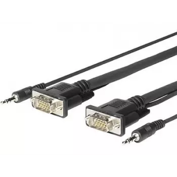 Vivolink PROVGAMCS4.6 video kabeļa adapteris 4.6 m VGA (D-Sub) + 3.5 mm Melns
