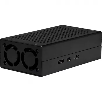 Raspberry Pi RB-ALUCASEP5-M2 Melns korpuss