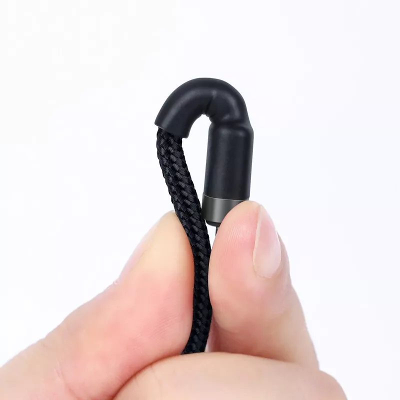 USB kabelis Baseus Cafule 2m USB C melns pelēks