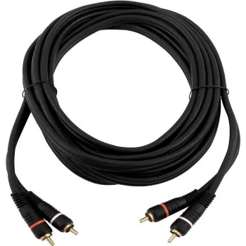 Audio Cinch Kabelis Omnitronic 30209382 2x2, 15 m, RCA vīrietis-vīrietis, stereo signāls
