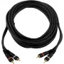 Audio Cinch Kabelis Omnitronic 30209382 2x2, 15 m, RCA vīrietis-vīrietis, stereo signāls