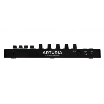 MIDI kontrolieris ARTURIA MiniLab 3 — 25 taustiņu kompakta USB MIDI tastatūra ar MIDI Out, daudzkrāsainiem fona apgaismojuma paliktņiem
