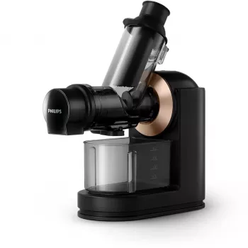 Philips Viva Collection HR1888/70 lēnais sulu spiede 150 W Melns, Caurspīdīgs