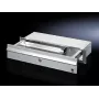 Izvelkamā atvilktne Rittal CP 6002.000 — alumīnija/tērauda korpuss, 390×139×32 mm, pelēka