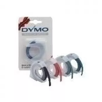 DYMO matēti sarkani marķējumi ruļlī (0,9 cm x 3 m) 10 gab. - DYMO 1575 reljefu veidošanas iekārtai