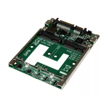 StarTech.com Divu mSATA SSD uz 2.5 inch SATA RAID adapteris