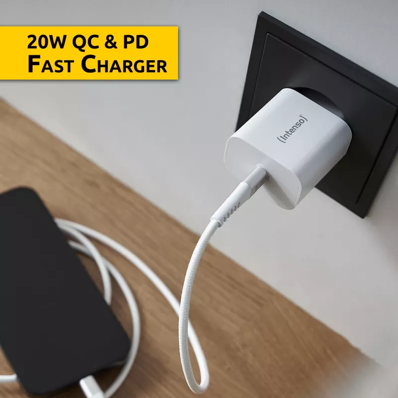 Lādētājs iekštelpām Intenso POWER ADAPTER USB-C 7802012