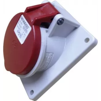 MENNEKES 3473 CEE paneļligzda TwinContact 16 A 5p sarkana