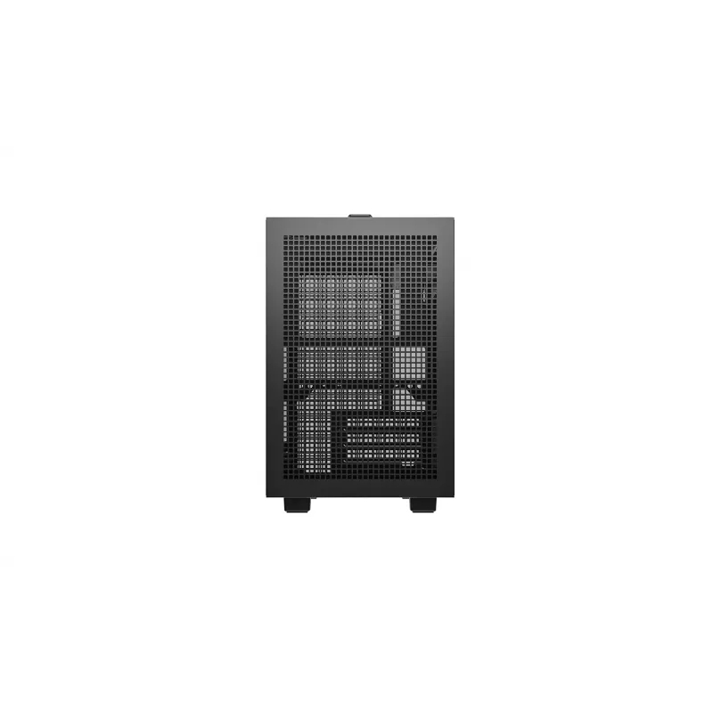 DeepCool CH160 PLUS R-CH160-BKNGM0-G kompakts (SFF) datora korpuss, Mini-ITX/Micro-ATX, rūdīts stikls, melns
