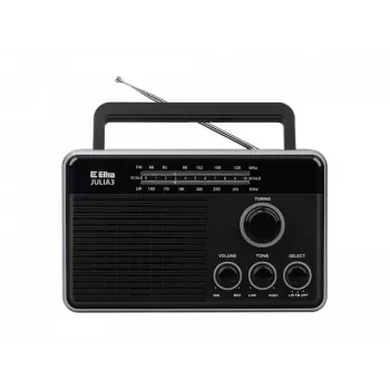 Eltra Radio Julia 3 melns – kompakts mono radio