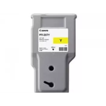 Canon PFI-207Y oriģinālā dzeltenā tintes kasetne 330 ml