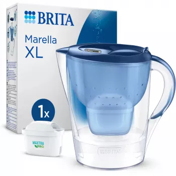 Brita Marella XL Ūdens Filtra Krūze ar Maxtra+ Filtru Zila