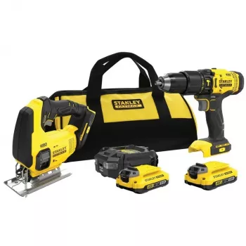 STANLEY V20 SFMCK465D2T komplekts (SFMCD711 + SFMCS600) 2x2.0Ah