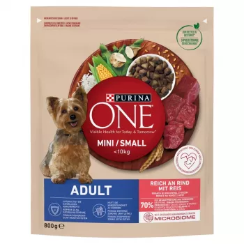 Sausā suņu barība Purina Nestle Mini Adult Liellopu gaļa un rīsi 800 g