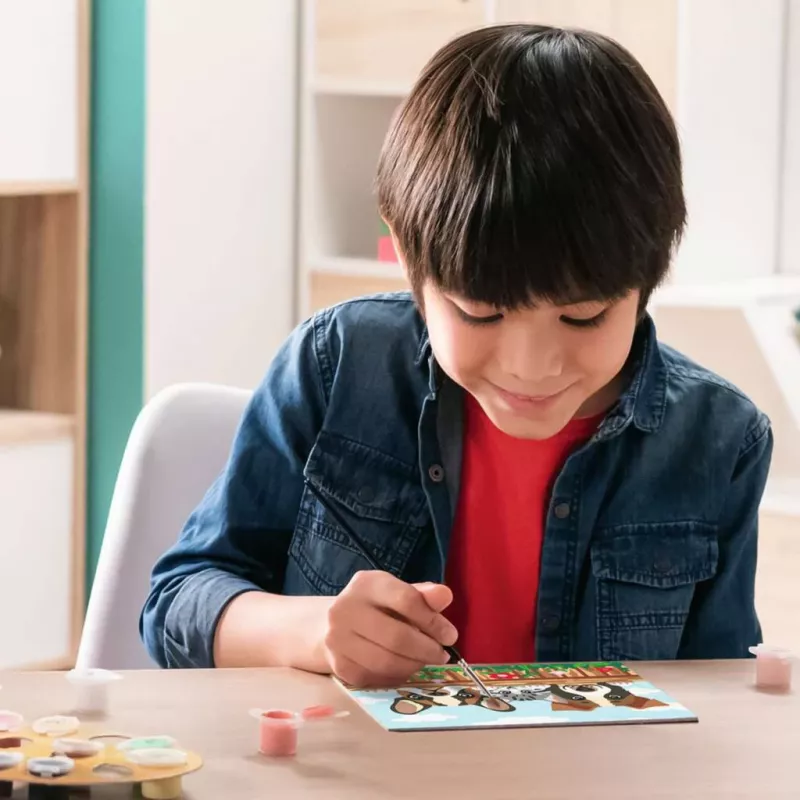 Ravensburger CreArt gleznošanas komplekts — suņi un kaķi (krāso pēc numuriem)