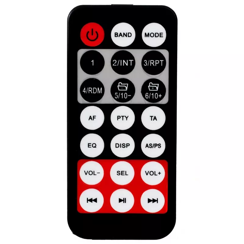 BLOW AVH-8624 auto radio, 1 DIN, FM RDS, Bluetooth, USB, SD/MMC, AUX, MP3, LCD ekrāns, tālvadības pults, melns