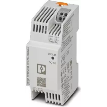 Phoenix Contact STEP3-PS/1AC/24DC/1.3/PT Barošanas bloks 30 W Balts (1088494)