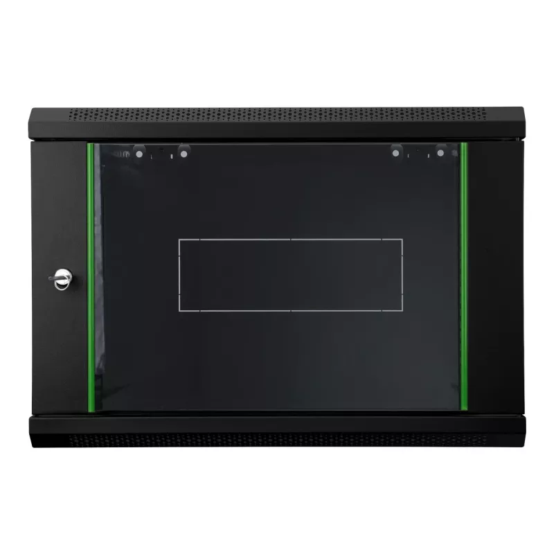 DIGITUS Dynamic Basic DN-19 16-U-EC-SW 12U 19 inch tīkla skapis sienas montāžai, melns RAL 9005