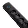 Pārsprieguma aizsargs Qoltec 50269 Melns 5 AC Kontaktligzdas 230V