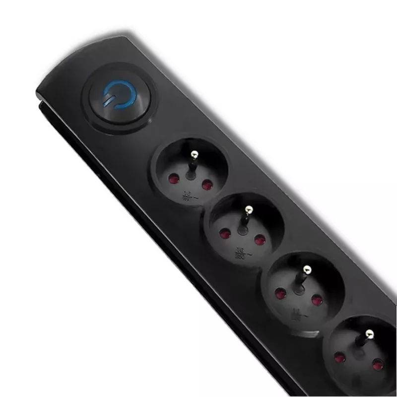 Pārsprieguma aizsargs Qoltec 50269 Melns 5 AC Kontaktligzdas 230V
