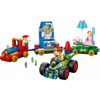 LEGO Disney Toy Story Svētku vilciens un RC auto komplekts 43264 — 206 detaļas, 4 minifigūras, vecums 4+