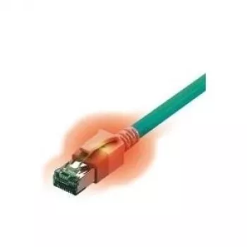 EasyLan DualBoot LED Patch kabelis RJ45 S/FTP Cat.6A, 0,5m, tirkīza