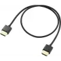 SpeaKa Professional HDMI savienojuma kabelis 0.50 m Audio Return Channel, apzeltīti kontakti, melns [1x HDMI spraudnis - 1x HDMI spraudnis] (SP-9070576)