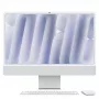 Apple 24 collu iMac ar Retina 4,5K displeju, Nano-tekstūras stikls: M4 mikroshēma ar 10 kodolu CPU un 10 kodolu GPU, 256GB SSD, 16GB - Sudrabs (MD3H4D/A)
