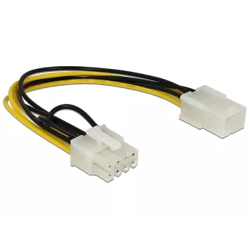 Iekšējais strāvas kabelis DeLOCK 83775 0.2 m PCI-E 8-pin uz 6-pin