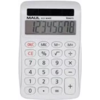 Jakob Maul GmbH galda kalkulators ECO MJ 455 8 cipari Balts Saules enerģija - bez baterijas (7263102)