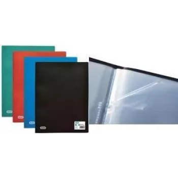 Elba A4 prezentācijas mape ar 40 kabatiņām, zila, PP 0.3 mm
