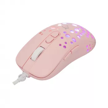 Pele White Shark GM-9004 Tristan-2 Rozā RGB USB