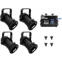 EUROLITE PAR-16 Spot Set dim2warm EDX-4 DMX RDM LED dimmerpack 20000694