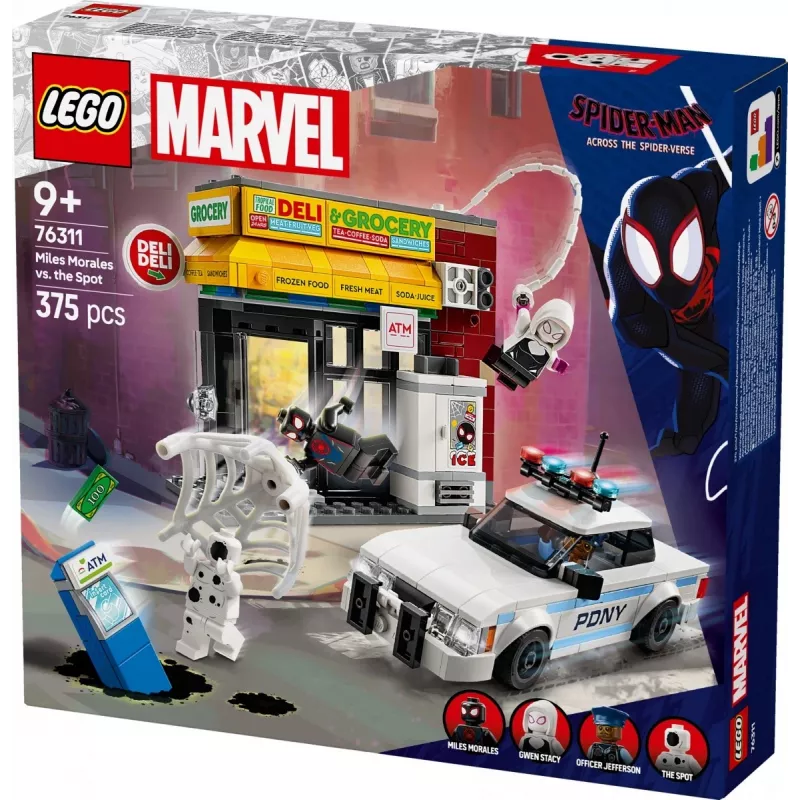 LEGO MARVEL 76311 Mailess Morales pret The Spot