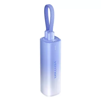 Pārnēsājamais akumulators Vention FHWL0 5000 mAh, zils, 1x USB Type-C, LED indikatori