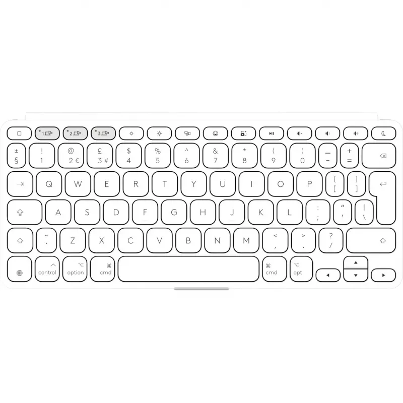 Logitech Keys-To-Go 2 Bluetooth tastatūra universāla QWERTY US International balta