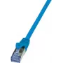 Tīkla kabelis LogiLink 1m RJ-45 Cat6a Zils