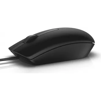 Dell MS116 optiskā pele - vadu - melna - 2 pogas - USB - JD7XG