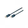 ClickTronic 3m USB 3.0 A/A vītne/ligzda zils USB kabelis (70120)